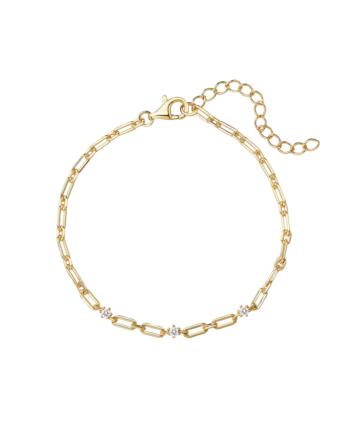 Satellite Paperclip Bracelet