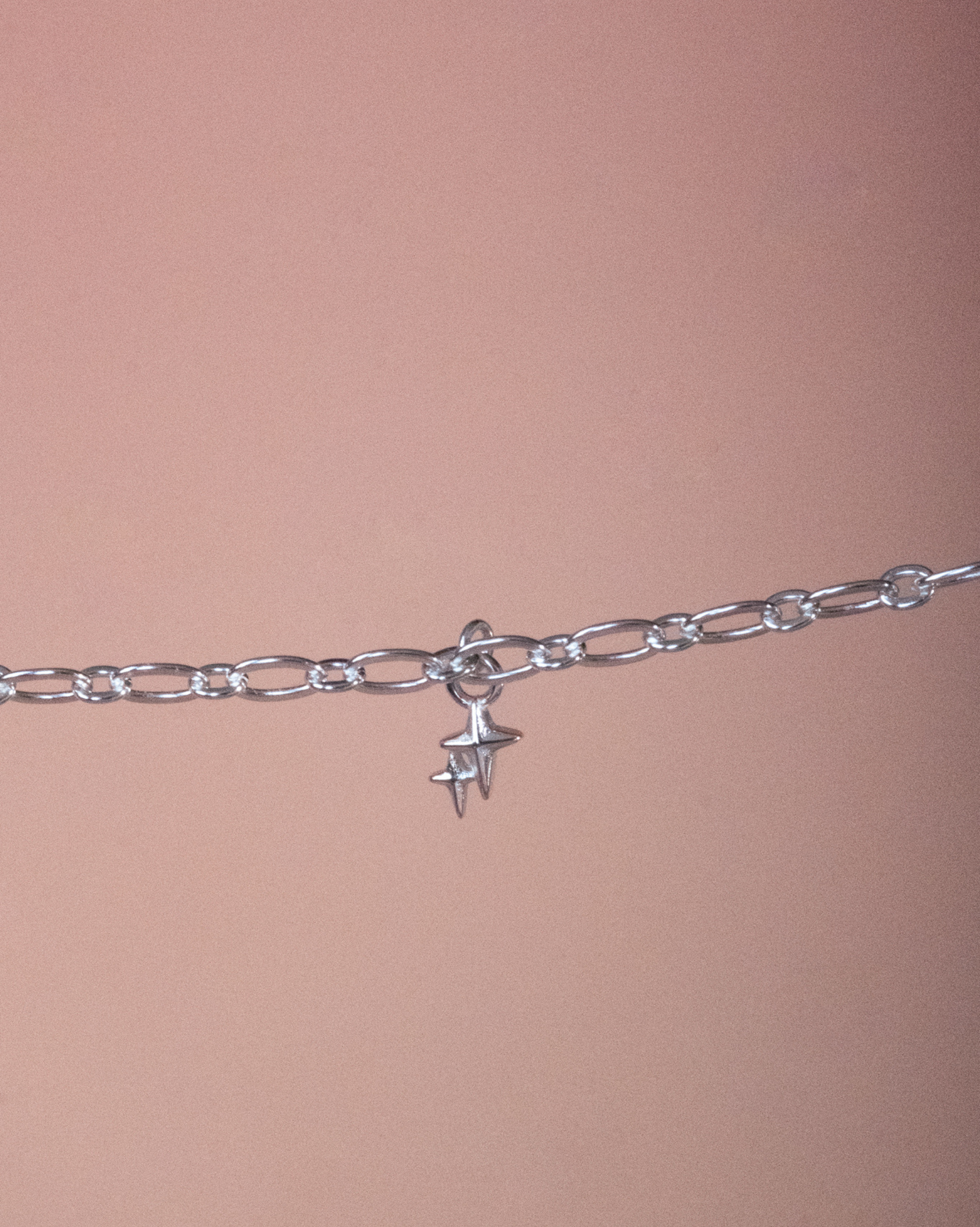 Figaro Charm Bracelet - Sterling Silver