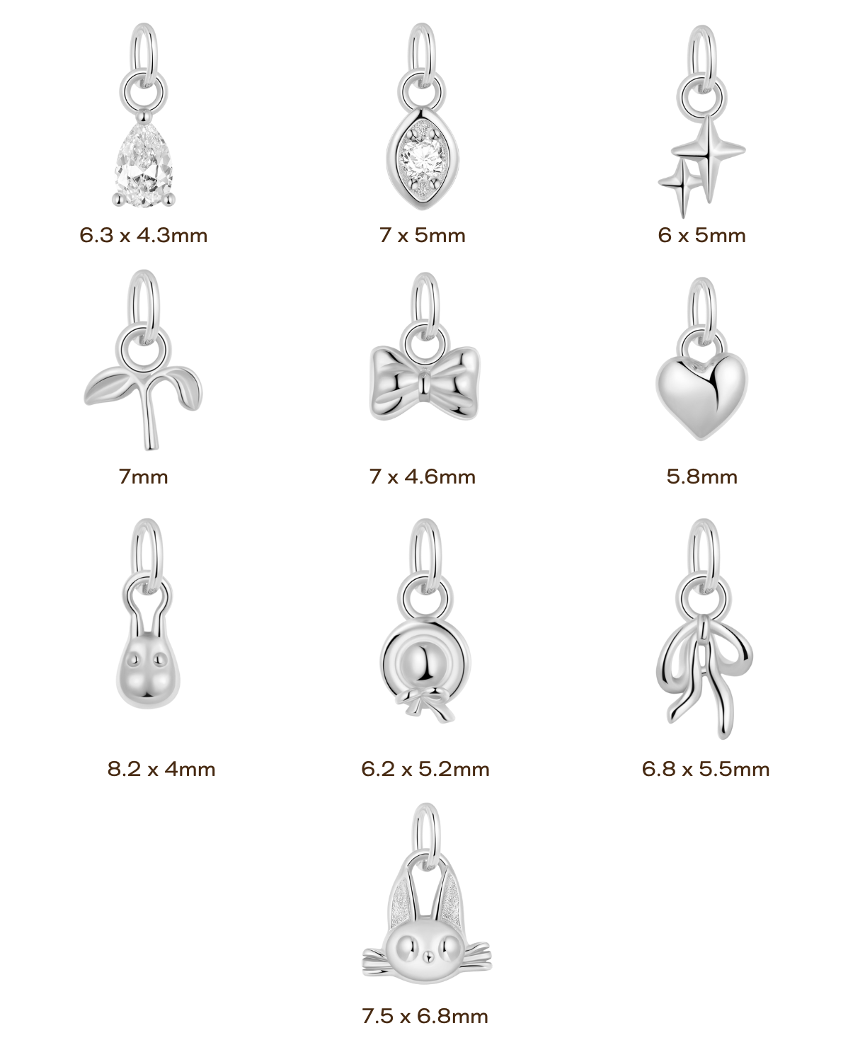 Figaro Charm Bracelet - Sterling Silver
