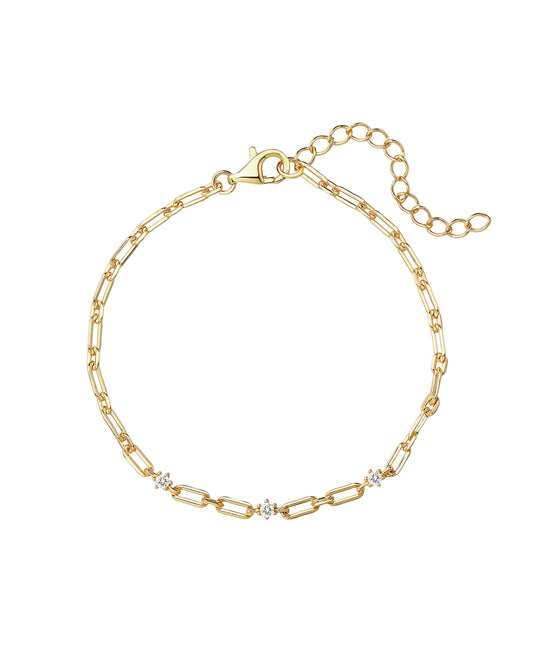 Satellite Paperclip Bracelet